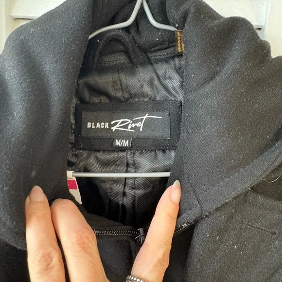 Black Rivet Kids Black Jacket - Picture 3 of 5